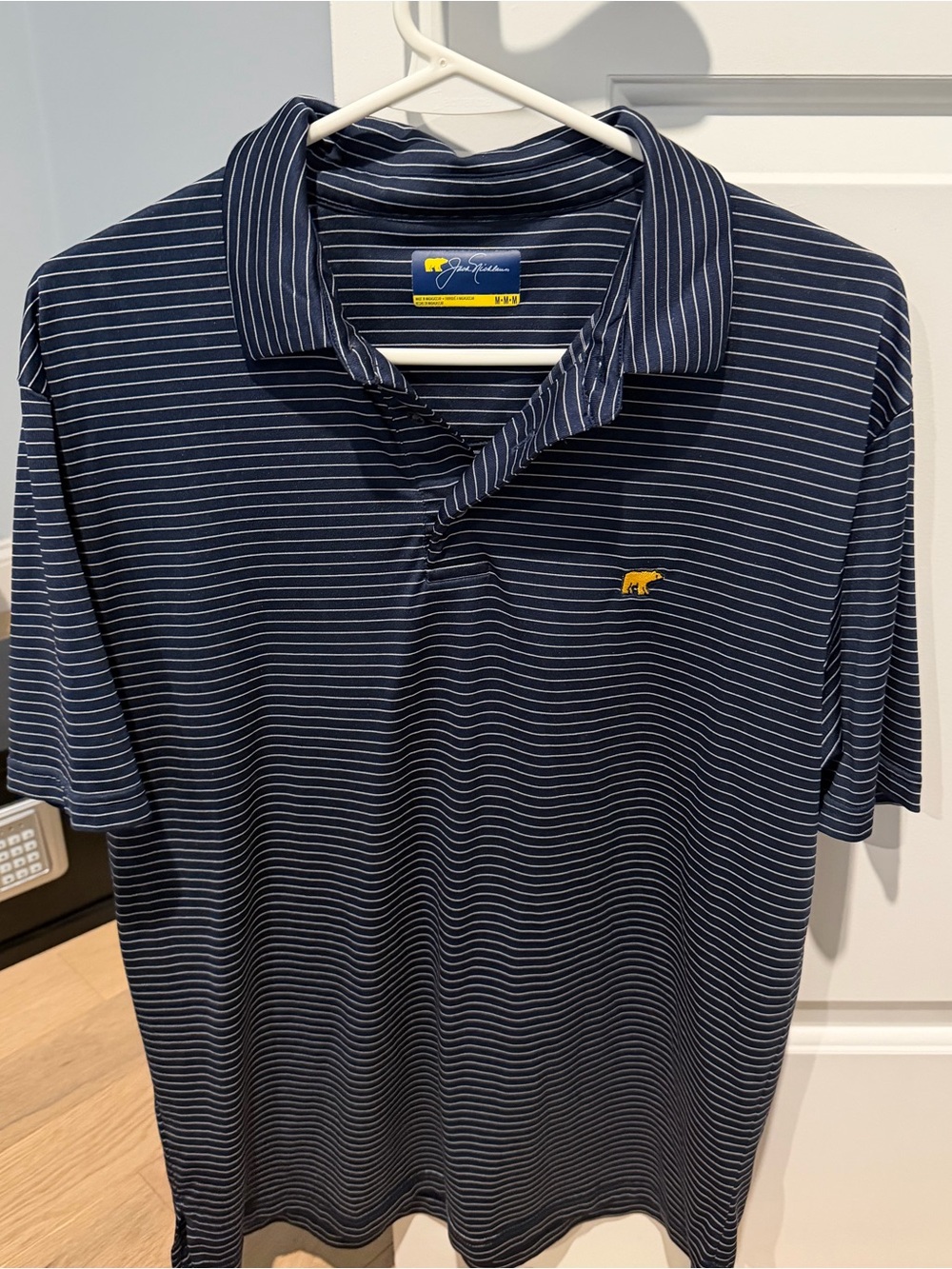 Jack Nicklaus Men’s Golf Polo Medium Dry Fit Navy